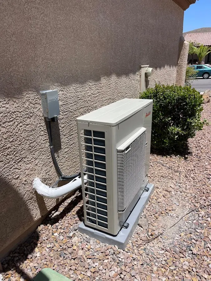 Residential air conditioning condenser unit in Valrico
